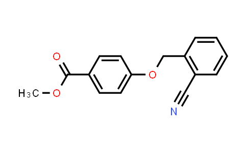 CAS No. 1004249-25-5, 4-(2-Cyano-benzyloxy)-benzoic acid methyl ester