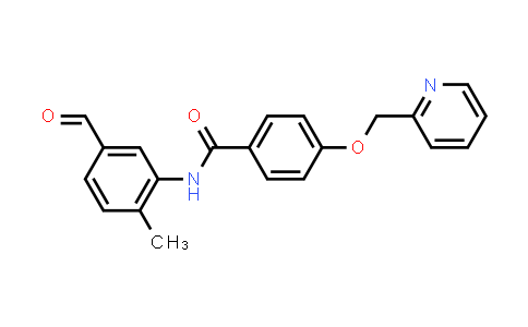 CAS No. 1131604-86-8, N-(5-Formyl-2-methylphenyl)-4-(pyridin-2-ylmethoxy)benzamide