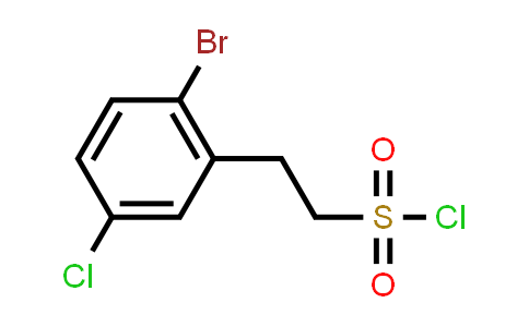 CAS No. 1033629-82-1, 2-(2-Bromo-5-chloro-phenyl)-ethanesulfonyl chloride