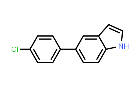 CAS No. 163105-64-4, 5-(4-Chlorophenyl)-1H-indole