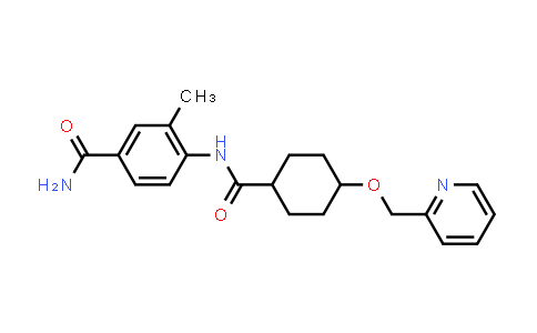 1131604-93-7 | 3-Methyl-4-{[4-(pyridin-2-ylmethoxy)cyclohexanecarbonyl] amino}benzamide