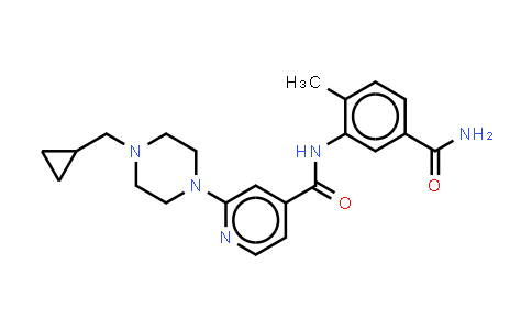MC456587 | 1131605-01-0 | N-(5-Carbamoyl-2-methylphenyl)-2-(4-cyclopropylmethyl-piperazin-1-yl)-isonicotinam
