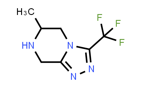 611240-75-6 | 6-Methyl-3-trifluoromethyl-5,6,7,8-tetrahydro-[1,2,4]triazolo[4,3-a]pyrazine