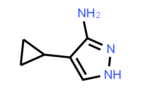 CAS No. 673475-74-6, 4-Cyclopropyl-1H-pyrazol-3-ylamine