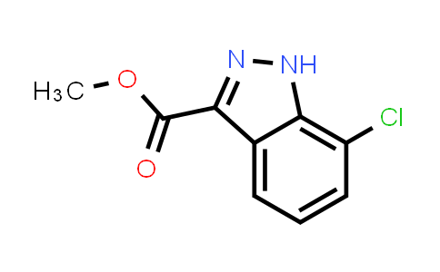 CAS No. 885278-56-8, 7-Chloro-1H-indazole-3-carboxylic acid methyl ester