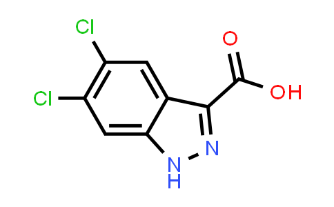 CAS No. 124459-91-2, 5,6-Dichloro-1H-indazole-3-carboxylic acid