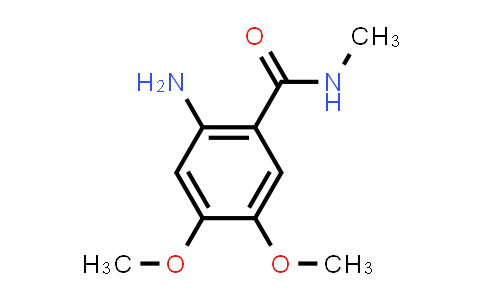 CAS No. 19178-32-6, 2-Amino-4,5-dimethoxy-N-methyl-benzamide