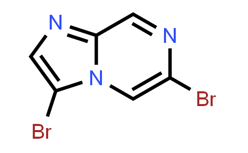 CAS No. 1245647-43-1, 3,6-Dibromo-imidazo[1,2-a]pyrazine