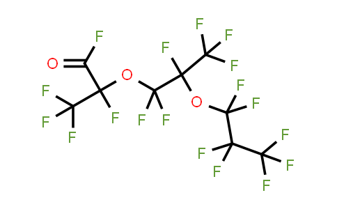 CAS No. 2641-34-1, 2,5-Bis(trifluoromethyl)-3,6-dioxaundecafluorononanoyl fluoride