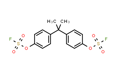 CAS No. 38184-64-4, Fluorosulfuric acid, (1-methylethylidene)di-4,1-phenylene ester (9CI)