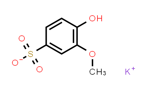 CAS No. 1321-14-8, potassium 4-hydroxy-3-methoxybenzene-1-sulfonate