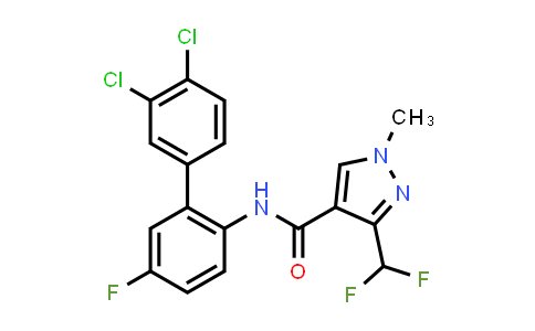 CAS No. 581809-46-3, N-(3',4'-Dichloro-5-fluoro-1,1'-biphenyl-2-yl)-3-(difluoromethyl)-1-methyl-1H-pyrazole-4-carboxamide