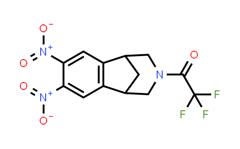 CAS No. 230615-59-5, 2,3,4,5-Tetrahydro-7,8-dinitro-3-(trifluoroacetyl)-1,5-methano-1H-3-benzazepine