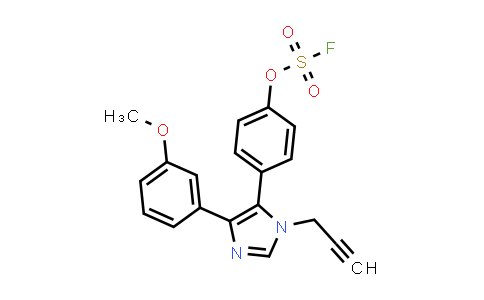 CAS No. 2196244-30-9, 4-[5-(3-methoxyphenyl)-3-(prop-2-yn-1-yl)imidazol-4-yl]phenyl sulfurofluoridate
