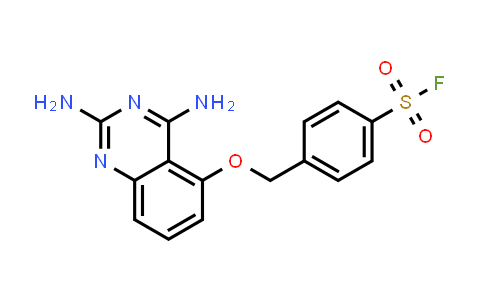 CAS No. 1648793-80-9, 4-{[(2,4-diaminoquinazolin-5-yl)oxy]methyl}benzenesulfonyl fluoride