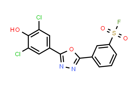 1422569-98-9 | 3-[5-(3,5-dichloro-4-hydroxyphenyl)-1,3,4-oxadiazol-2-yl]benzenesulfonyl fluoride