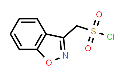 CAS No. 73101-65-2, 1,2-Benzoxazol-3-ylmethanesulfonyl chloride