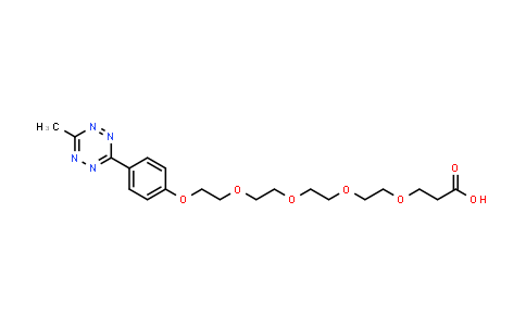 CAS No. 1802907-91-0, Methyltetrazine-PEG4-COOH