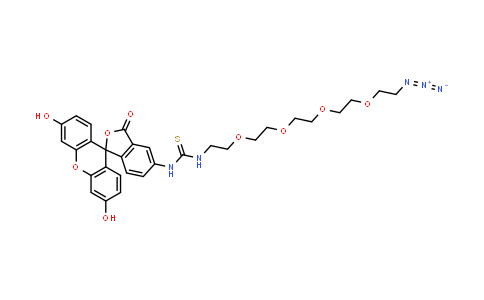 DY457259 | 1454662-54-4 | Fluorescein-PEG4-azide