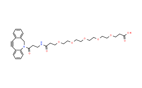 CAS No. 1870899-46-9, DBCO-PEG5-acid