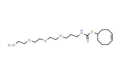 CAS No. 2028288-77-7, (4E)-TCO-C3-PEG3-C3-amine