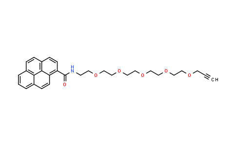 CAS No. 1817735-33-3, Pyrene-PEG5-propargyl