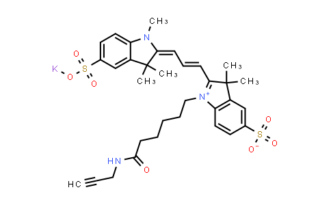CAS No. 2055138-88-8, diSulfo-Cy3 alkyne