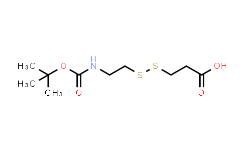 CAS No. 485800-27-9, Boc-NH-ethyl-SS-propionic acid