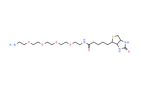 CAS No. 663171-32-2, Biotin-PEG4-amine