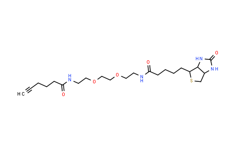 CAS No. 1011268-28-2, Biotin-PEG2-C4-alkyne