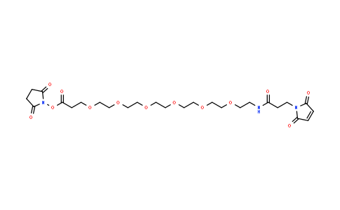 1137109-21-7 | 马来酰亚胺-酰胺-PEG6-琥珀酰亚胺酯