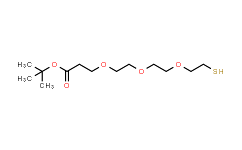 CAS No. 1446282-39-8, Thiol-PEG3-t-butyl ester