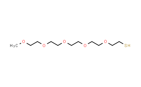 CAS No. 524030-00-0, 2,5,8,11,14-Pentaoxahexadecane-16-thiol