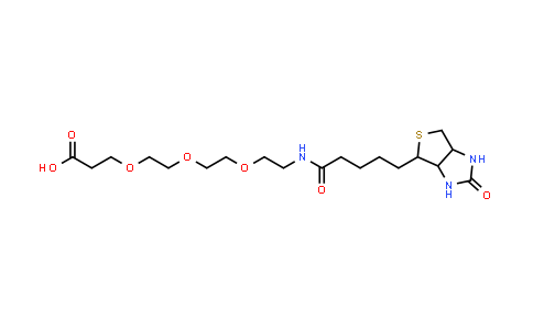 CAS No. 252881-76-8, Biotin-PEG3-COOH