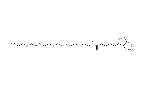 CAS No. 906099-89-6, Biotin-PEG6-OH
