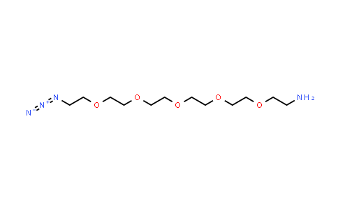 CAS No. 516493-93-9, azido-PEG5-amine