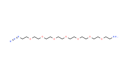 CAS No. 1333154-77-0, azido-PEG7-amine
