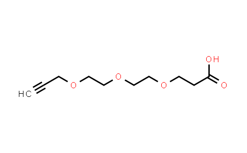 CAS No. 1347760-82-0, Propargyl-PEG3-acid