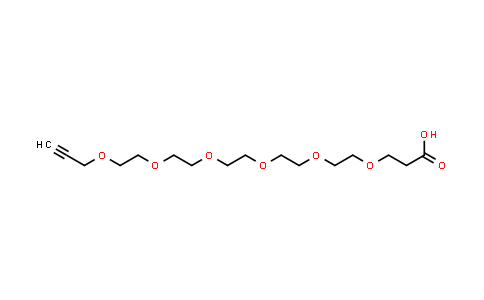 CAS No. 1951438-84-8, Propargyl-PEG6-acid