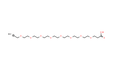 CAS No. 2055014-94-1, Propargyl-PEG8-acid