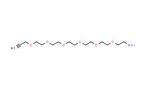 CAS No. 1198080-04-4, Propargyl-PEG6-amine