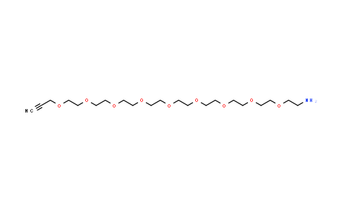 CAS No. 2093153-98-9, Propargyl-PEG9-amine