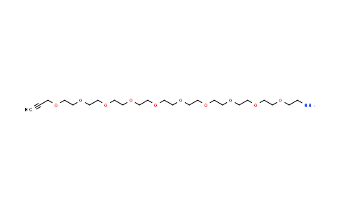 CAS No. 2112737-25-2, Propargyl-PEG10-amine