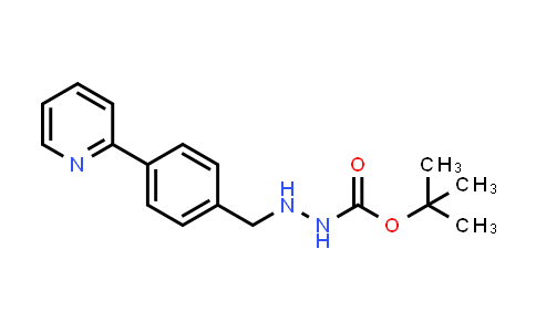 CAS No. 198904-85-7, Hydrazinecarboxylic acid, 2-[[4-(2-pyridinyl)phenyl]methyl]-, 1,1-dimethylethyl ester