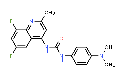 288150-92-5 | N-(6,8-二氟-2-甲基-4-喹啉)- N-[4-(二甲氨基)苯基]尿素
