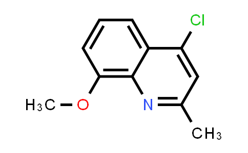 CAS No. 64951-58-2, 4-Chloro-8-methoxy-2-methylquinoline
