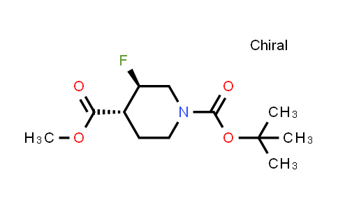 MC457922 | 1864003-52-0 | (3R,4R)-1-tert-butyl 4-methyl 3-fluoropiperidine-1,4-dicarboxylate