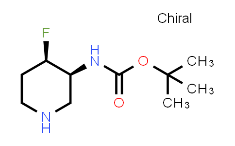 CAS No. 1523530-35-9, tert-butyl (3S,4R)-4-fluoropiperidin-3-ylcarbamate