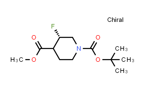 CAS No. 2103131-87-7, (3S)-1-tert-butyl 4-methyl 3-fluoropiperidine-1,4-dicarboxylate