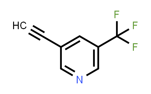 CAS No. 1211520-56-7, 3-Ethynyl-5-(trifluoromethyl)pyridine